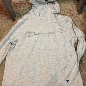 Champion kids long-sleeved tee shirt with hood